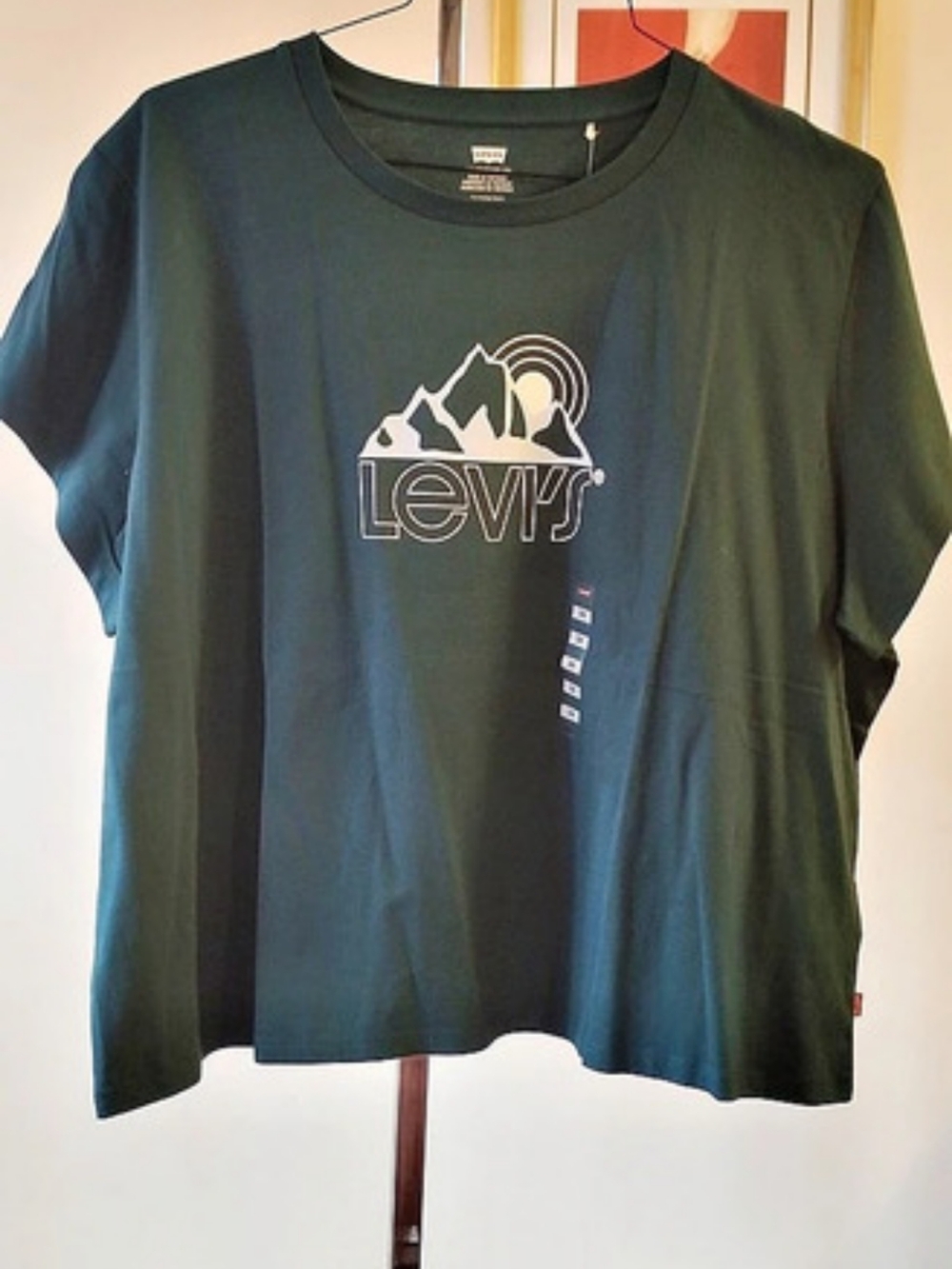 Levi's Graphic Short Sleeve Tee Green 3X Like New